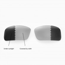New Walleva Polarized Transition/Photochromic Replacement Lenses for Oakley Oil Drum II Sunglasses